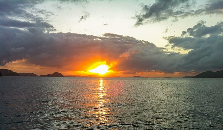 Sonnenuntergang am Meer